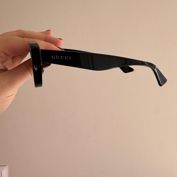 Gucci Black Sunglasses with Yellow Case